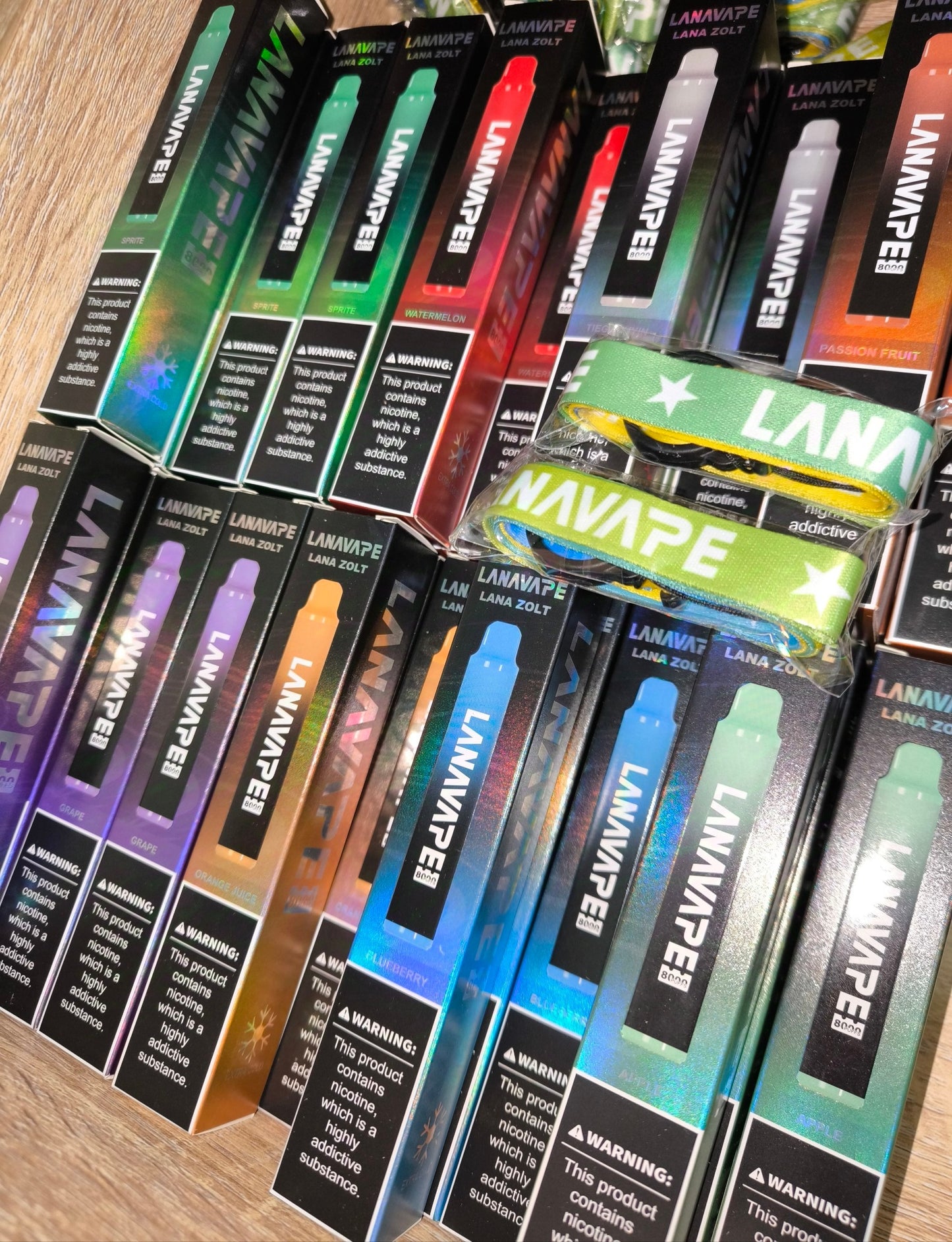 LANA拉娜8000口拋棄式 附掛繩 涼涼涼🥶 新口味上新‼️